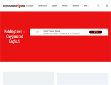 Tablet Screenshot of kiddingtown.com